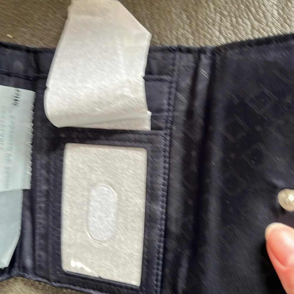 Vera Bradley Blue and Black Wallet - Picture 5 of 6
